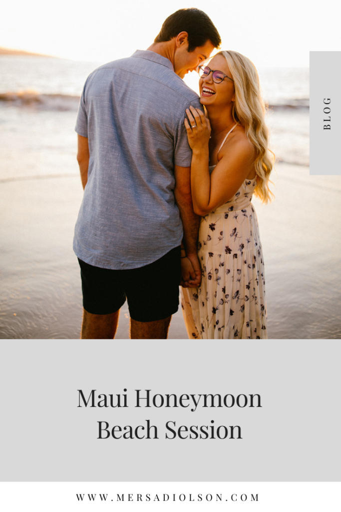 Maui Honeymoon Beach Session