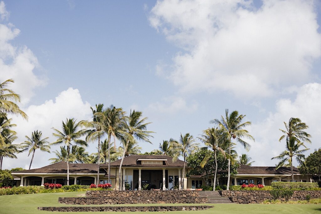 Photo of a building of Kukui’ula on a sunny day